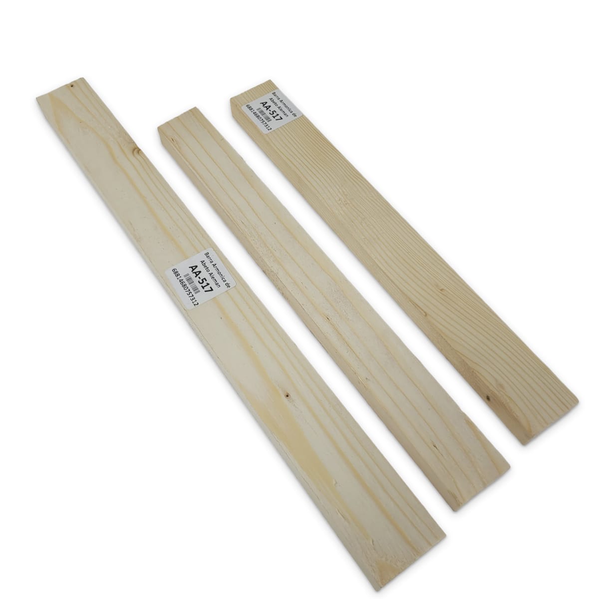 Set de 3 Barras Armonicas AA-517 de Abeto Aleman para Armado Interno 0