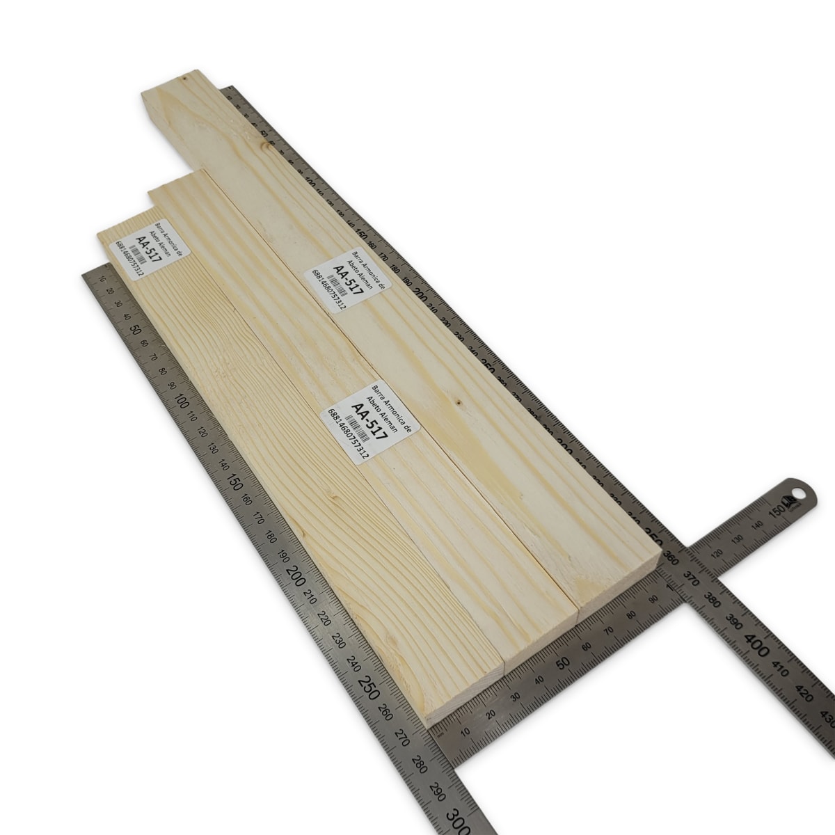 Set de 3 Barras Armonicas AA-517 de Abeto Aleman para Armado Interno2