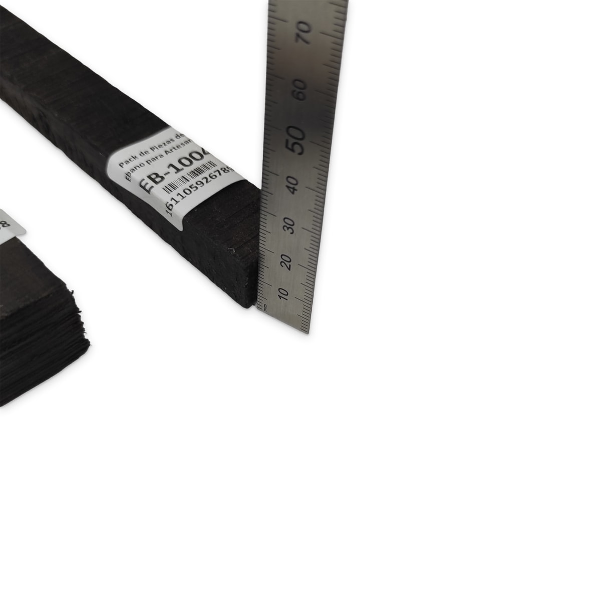 Set de 3 Piezas EB-1004 de Ebano Negro para Artesania5