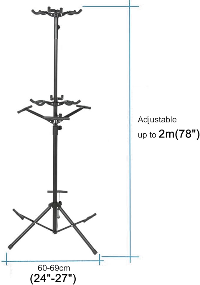 Stand o pedestal para 6 Guitarras y otros instrumentos musicales5
