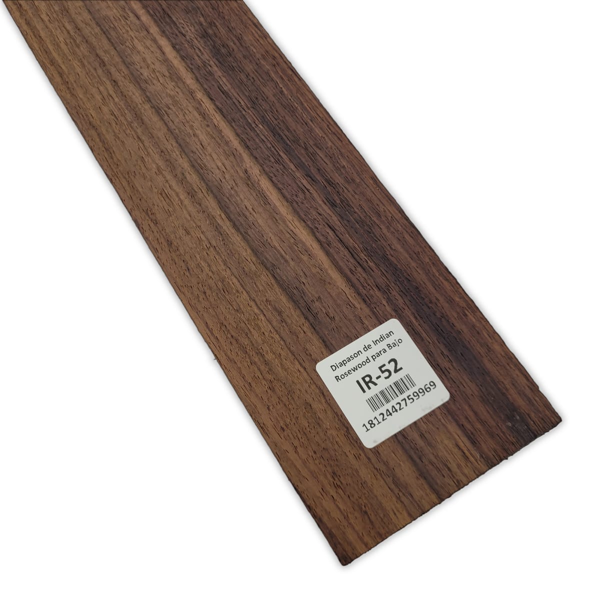 Diapason de Bajo IR-52 de Indian Rosewood Especial (Palosanto de la India) Corte Radial5