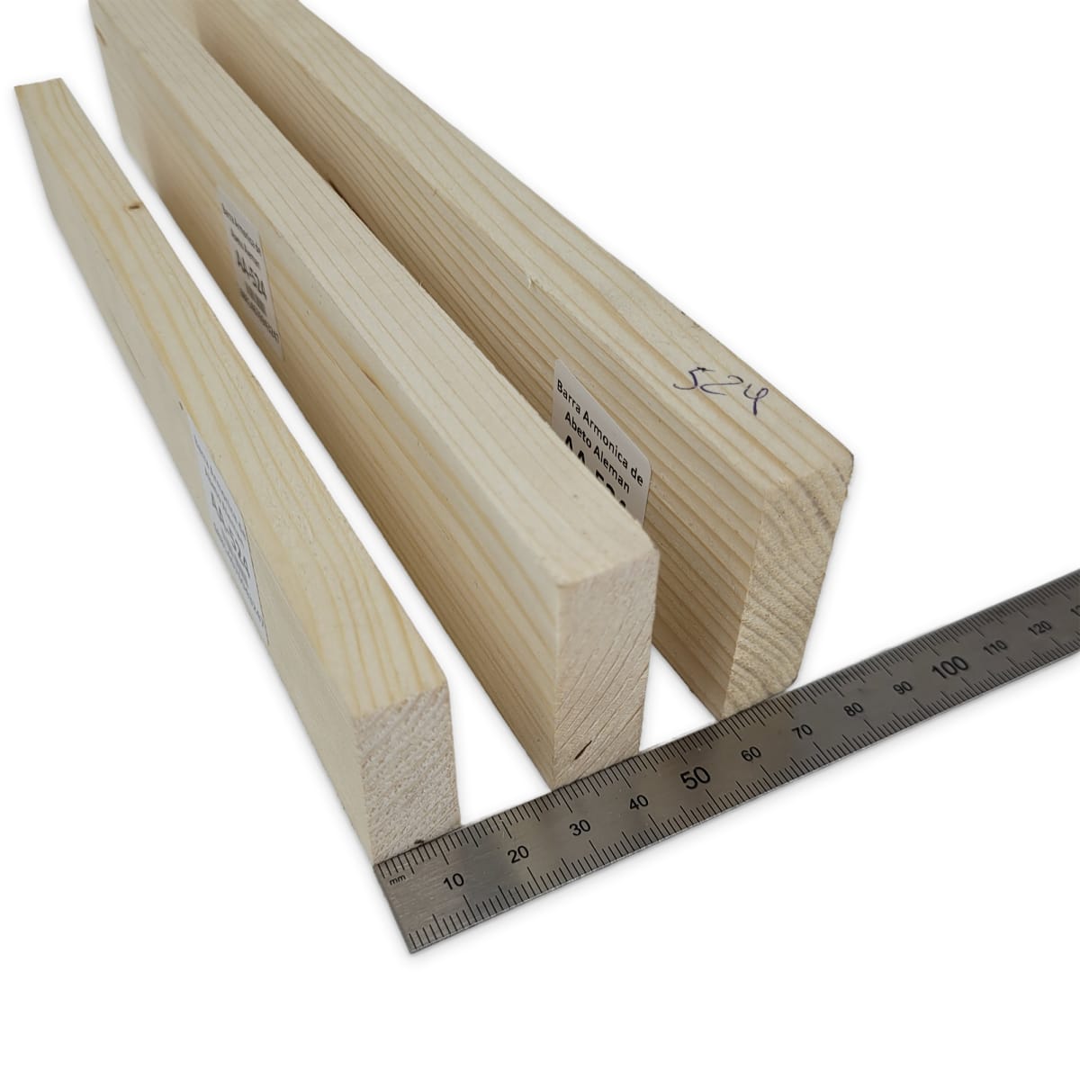 Set de 3 Barras Armonicas AA-524 de Abeto Aleman para Armado Interno4