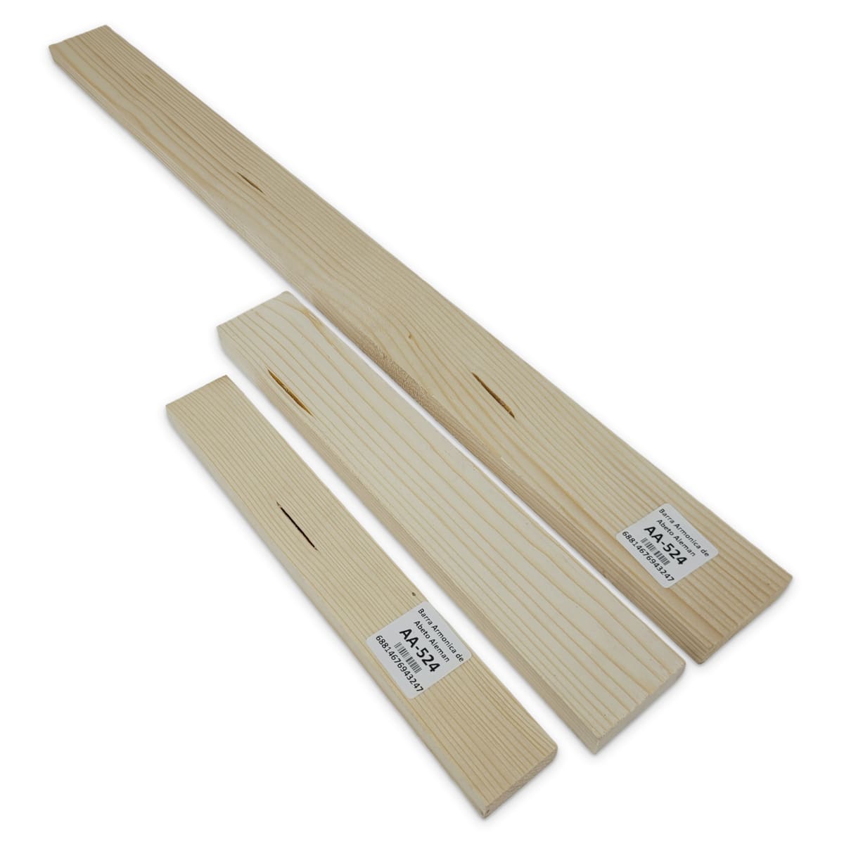 Set de 3 Barras Armonicas AA-524 de Abeto Aleman para Armado Interno5