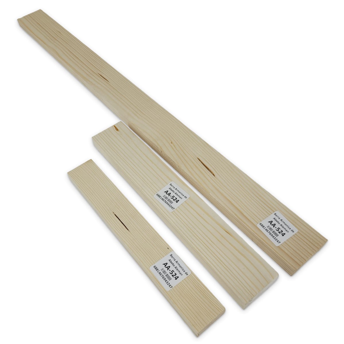 Set de 3 Barras Armonicas AA-524 de Abeto Aleman para Armado Interno8
