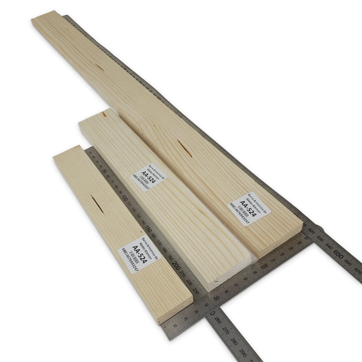 Set de 3 Barras Armonicas AA-524 de Abeto Aleman para Armado Interno2