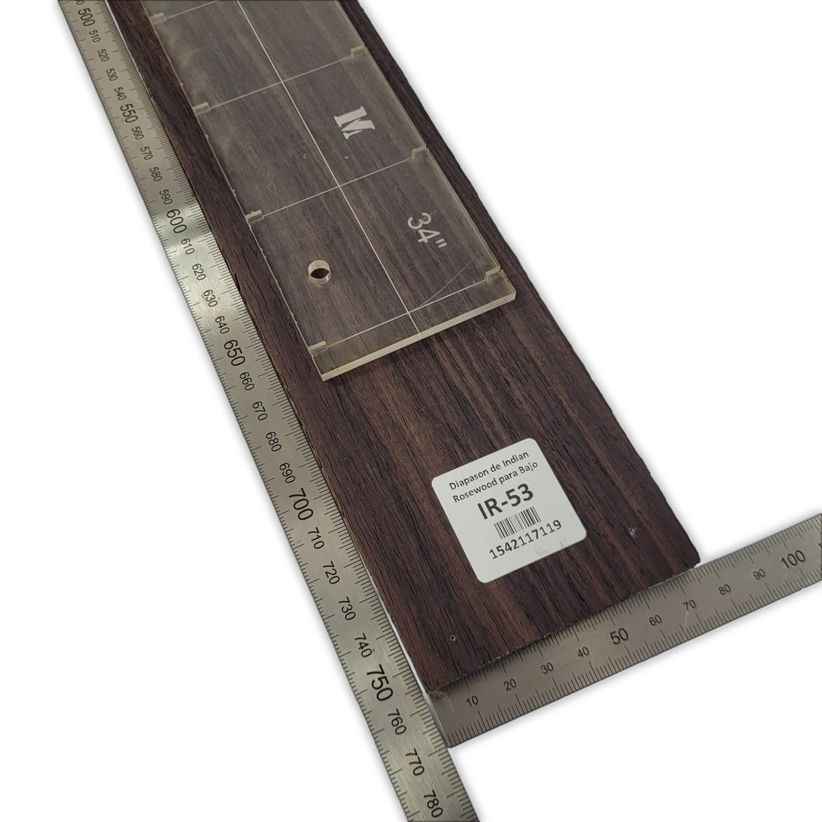Pieza Unica IR-53 de Indian Rosewood Especial (Palosanto de la India) para Diapason de Bajo  / Corte Radial3