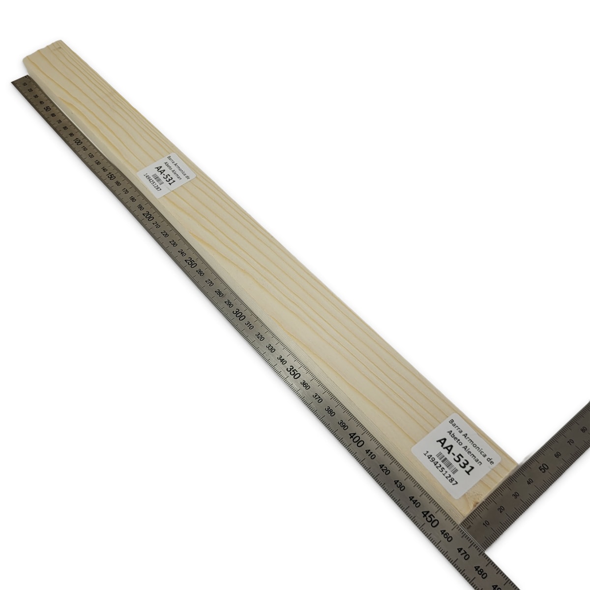 Barra Armonica AA-531 de Abeto Alemán para Armado Interno2