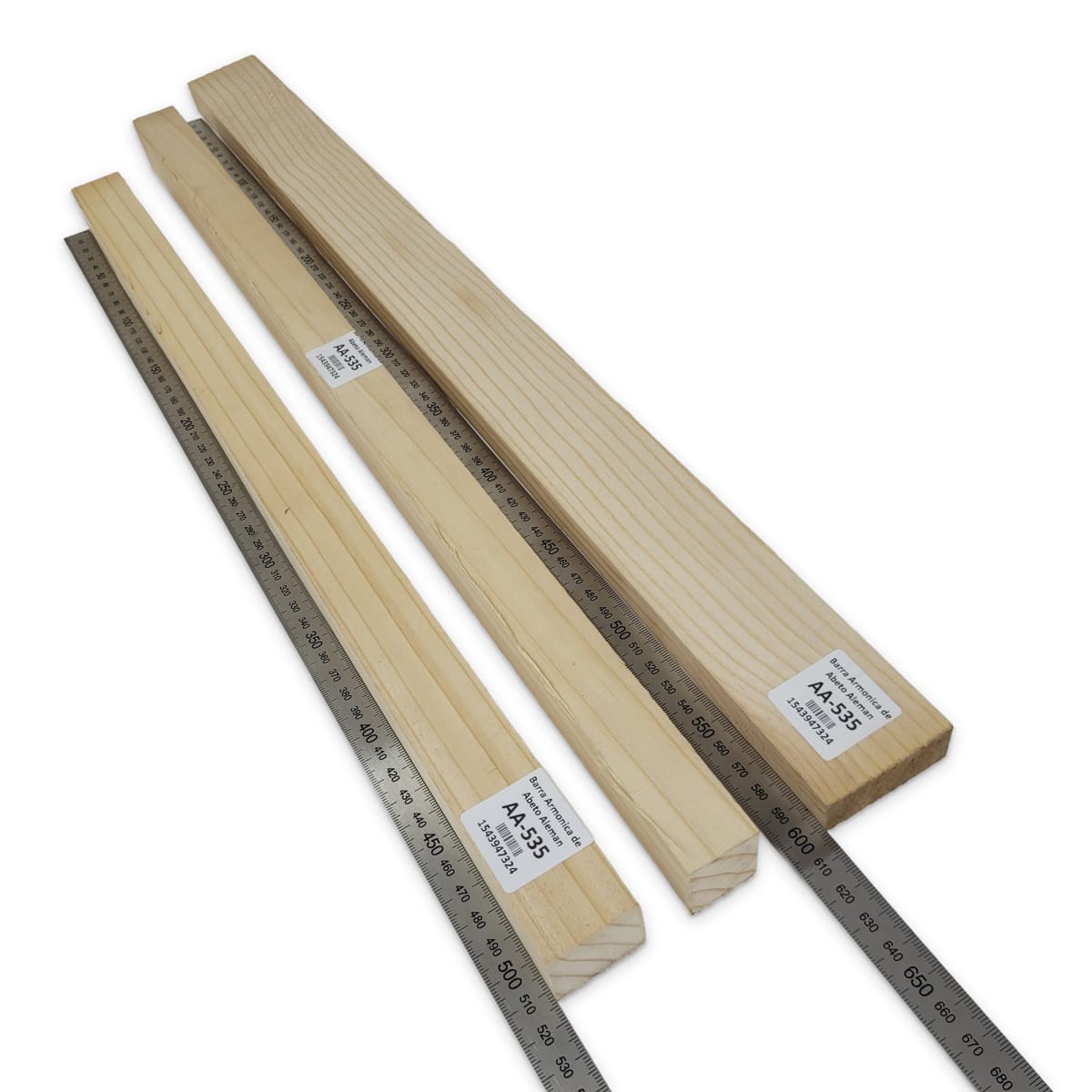 Set de 3 Barras Armonicas AA-535 de Abeto Aleman para Armado Interno3