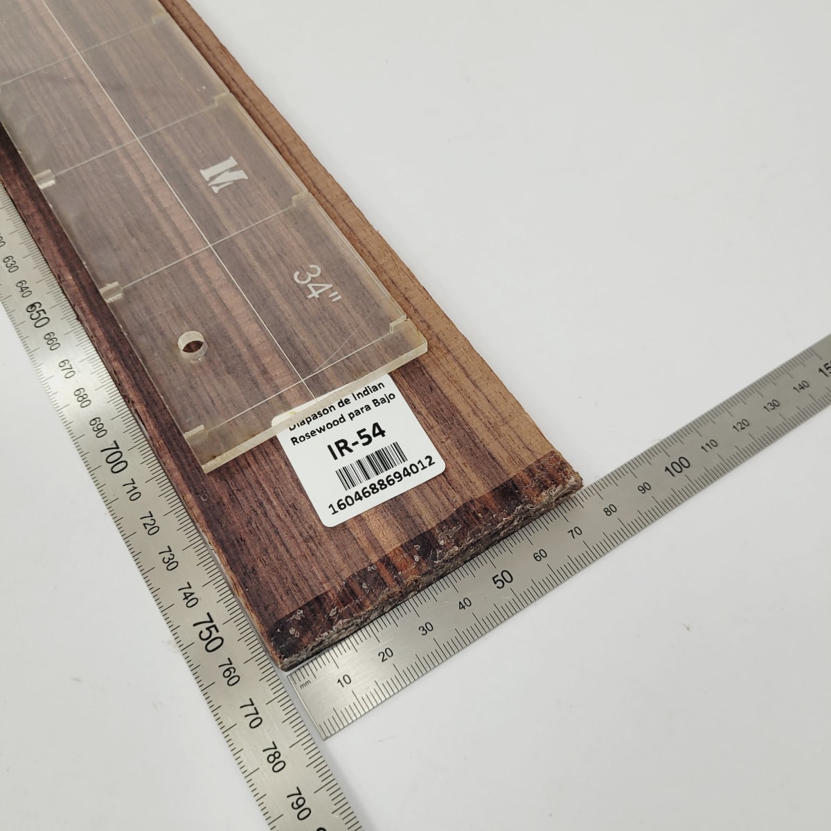 Pieza Unica IR-54 de Indian Rosewood Especial (Palosanto de la India) para Diapason de Bajo  / Corte Radial3