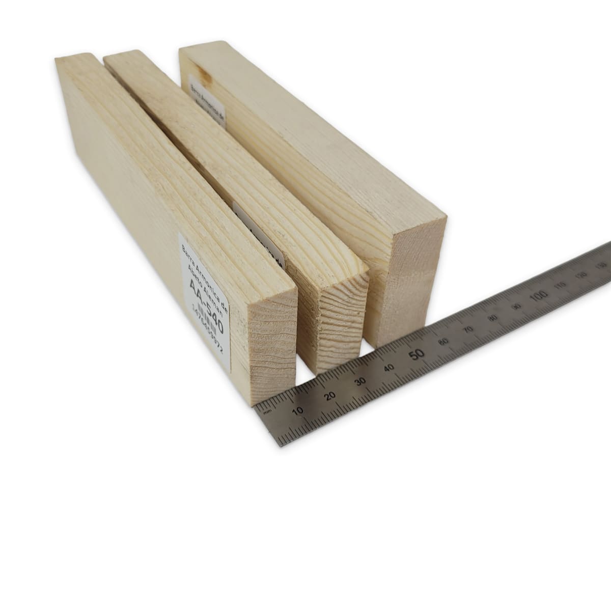 Set de 3 Barras Armonicas AA-540 de Abeto Aleman para Armado Interno3