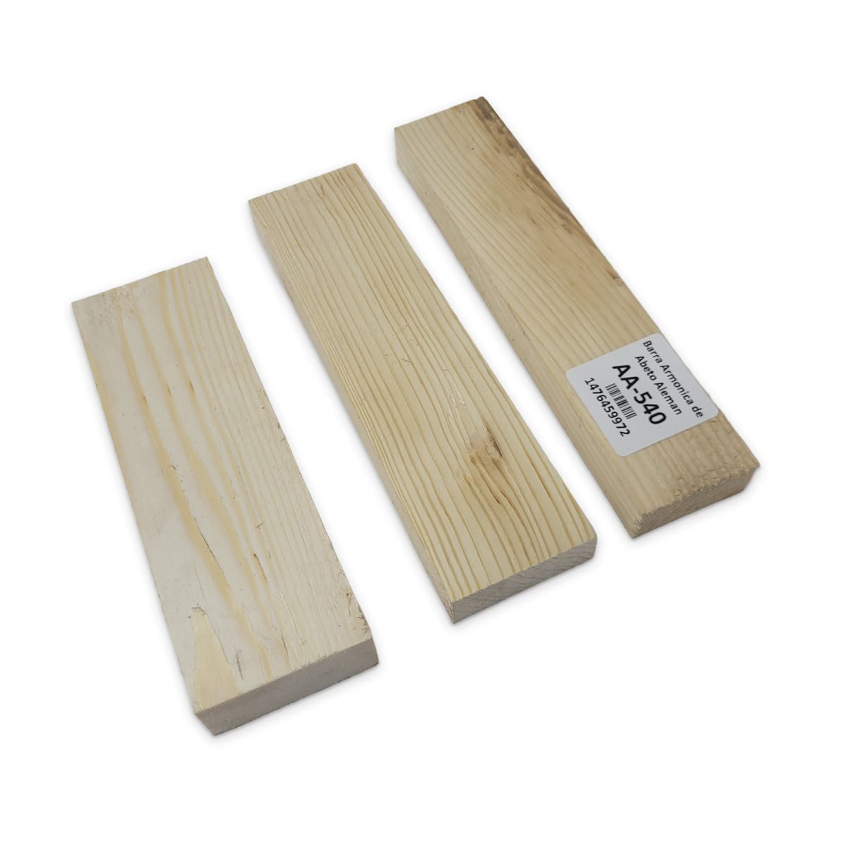 Set de 3 Barras Armonicas AA-540 de Abeto Aleman para Armado Interno4