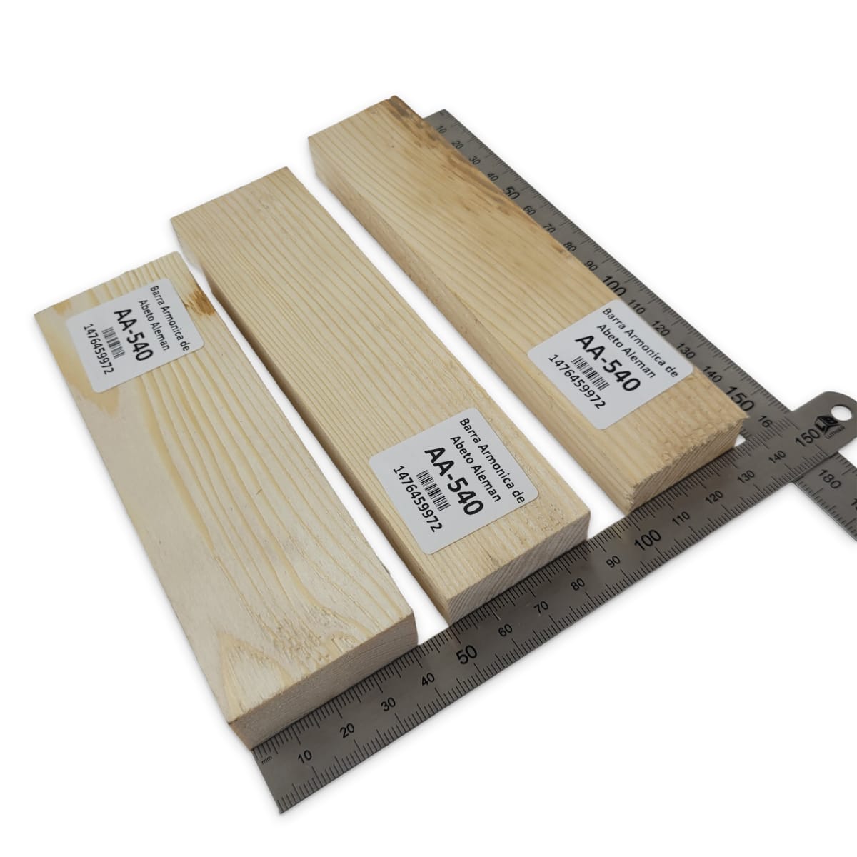 Set de 3 Barras Armonicas AA-540 de Abeto Aleman para Armado Interno2