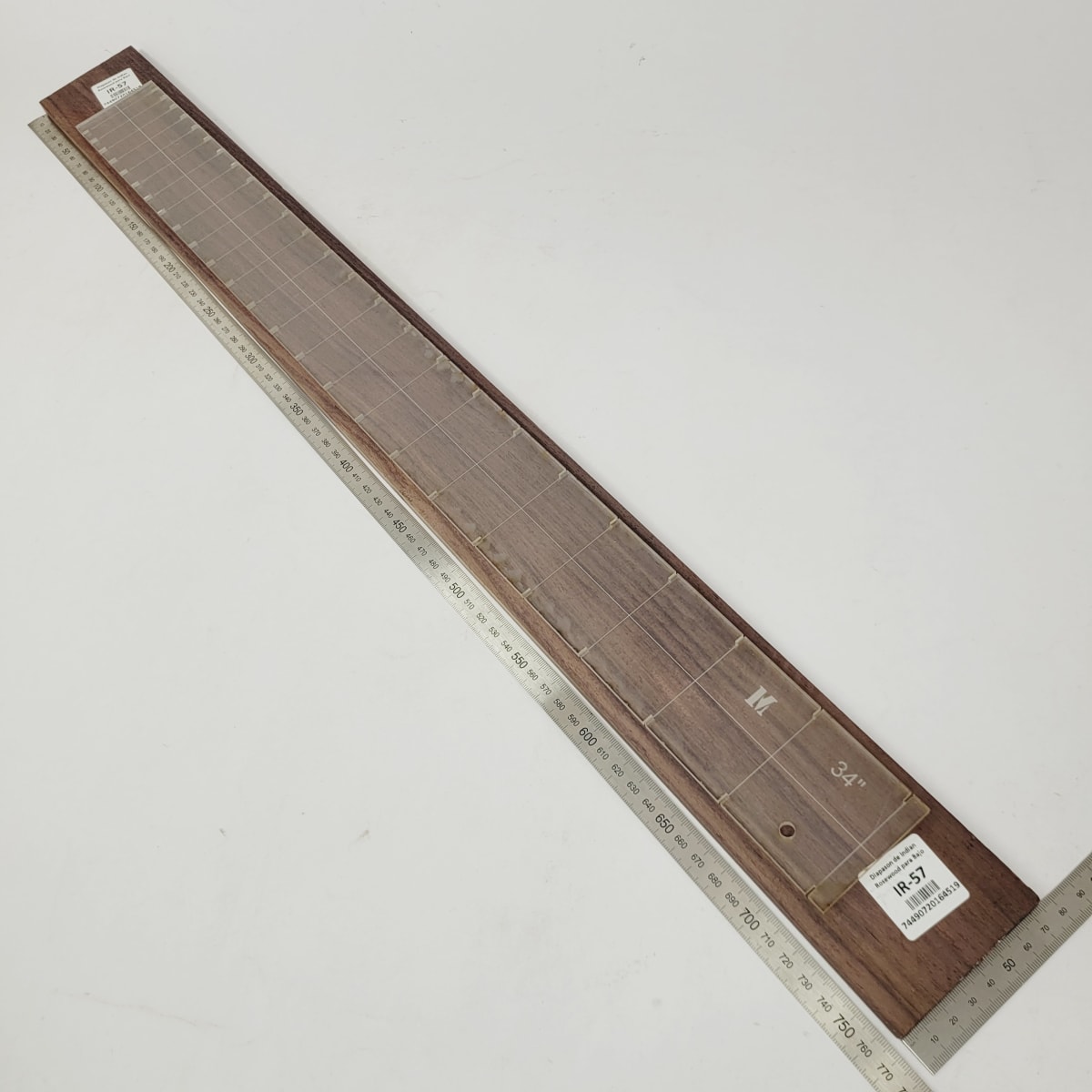 Diapason de Bajo IR-57 de Indian Rosewood Especial (Palosanto de la India) Corte Radial2