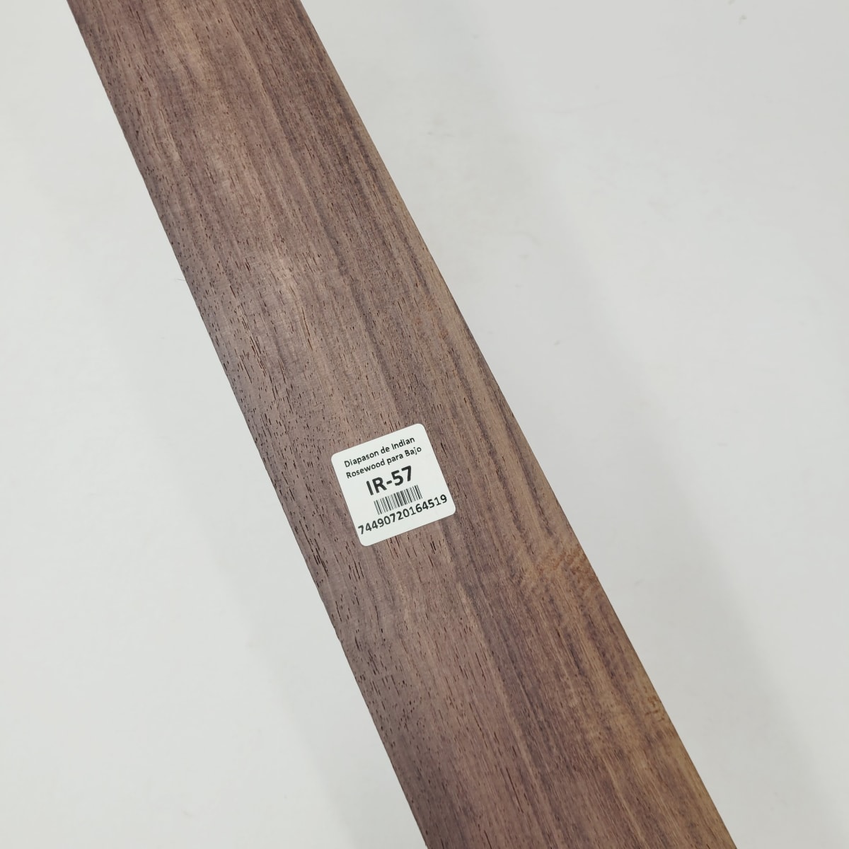 Diapason de Bajo IR-57 de Indian Rosewood Especial (Palosanto de la India) Corte Radial4