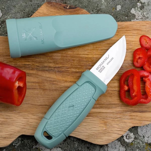 Cuchillo Morakniv 13898 Eldris LightDuty™ (S) Acero Inoxidable Color Mint Green3