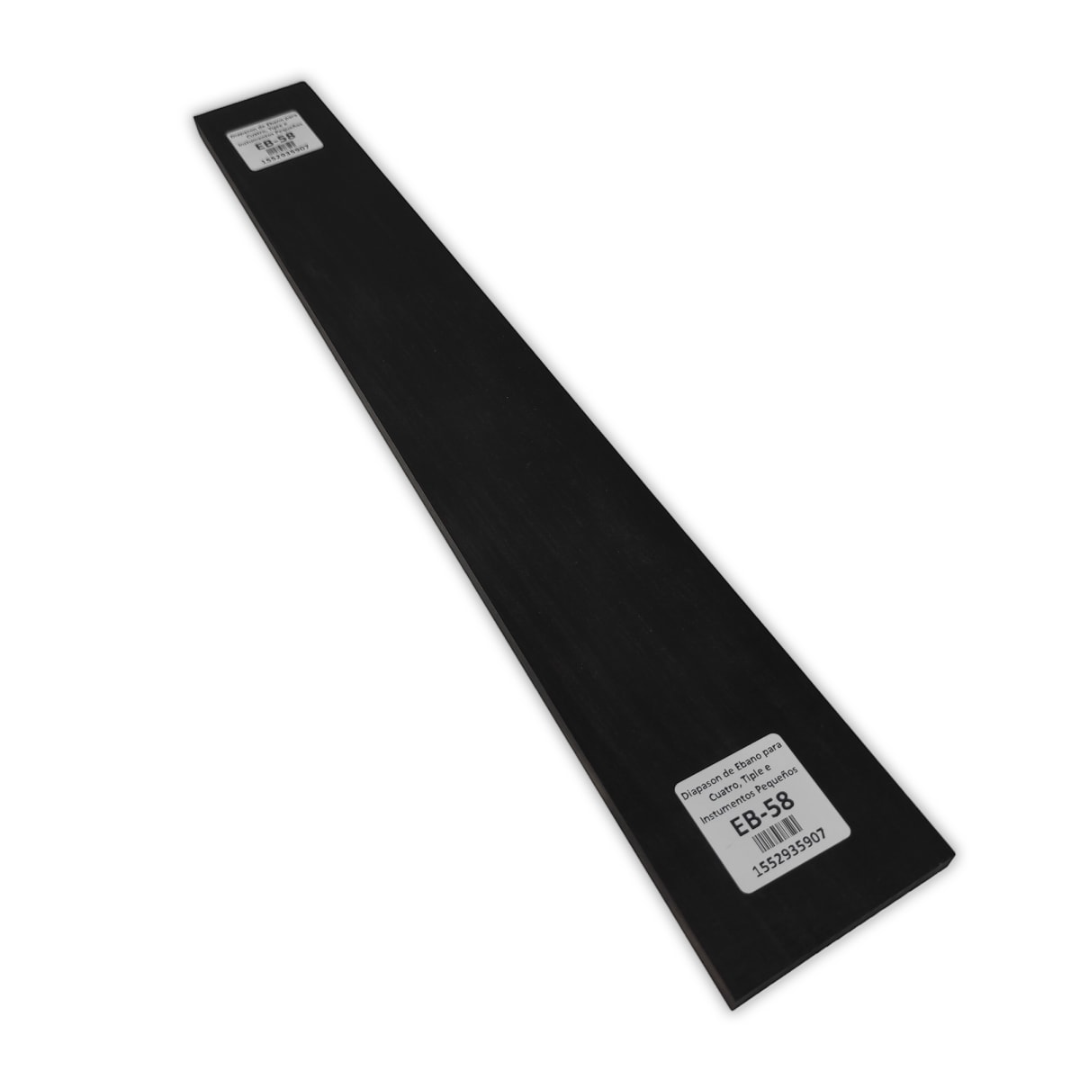 Diapason EB-58 de Ebano Negro para Instrumentos Pequeños 0