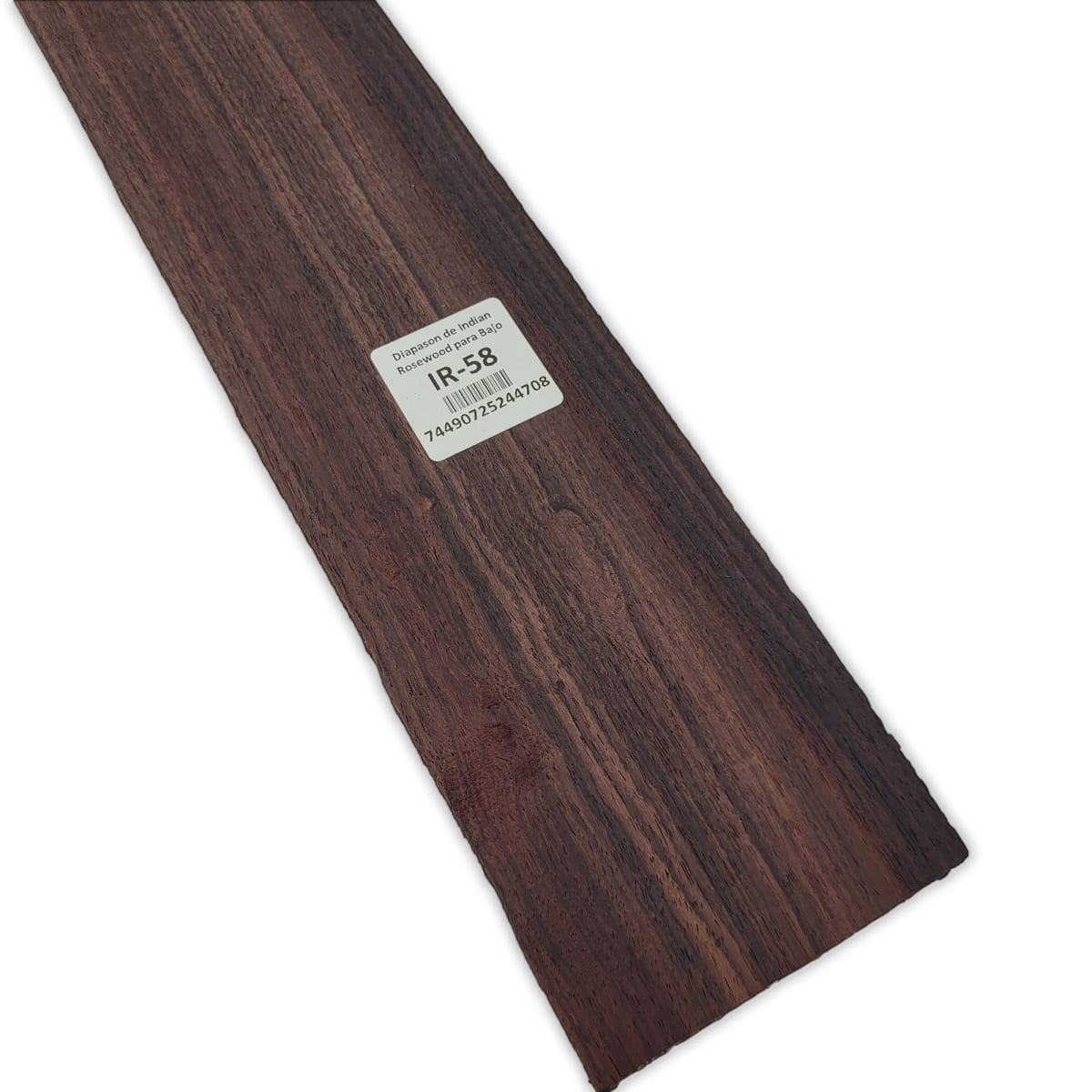 Diapason de Bajo IR-58 de Indian Rosewood Especial (Palosanto de la India) Corte Radial6