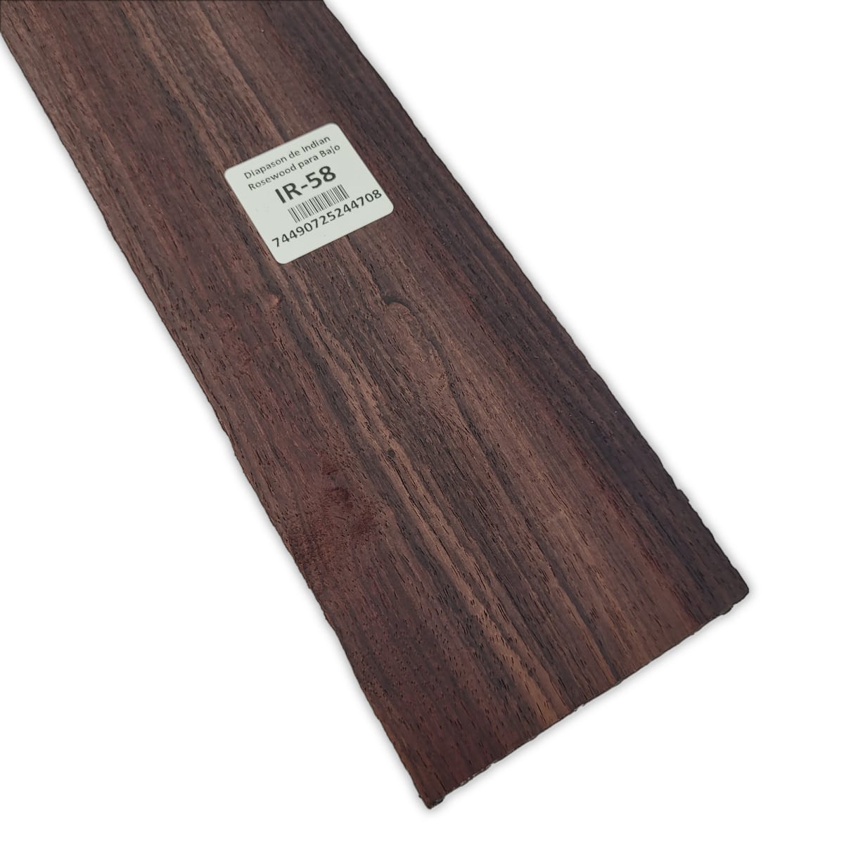 Diapason de Bajo IR-58 de Indian Rosewood Especial (Palosanto de la India) Corte Radial7