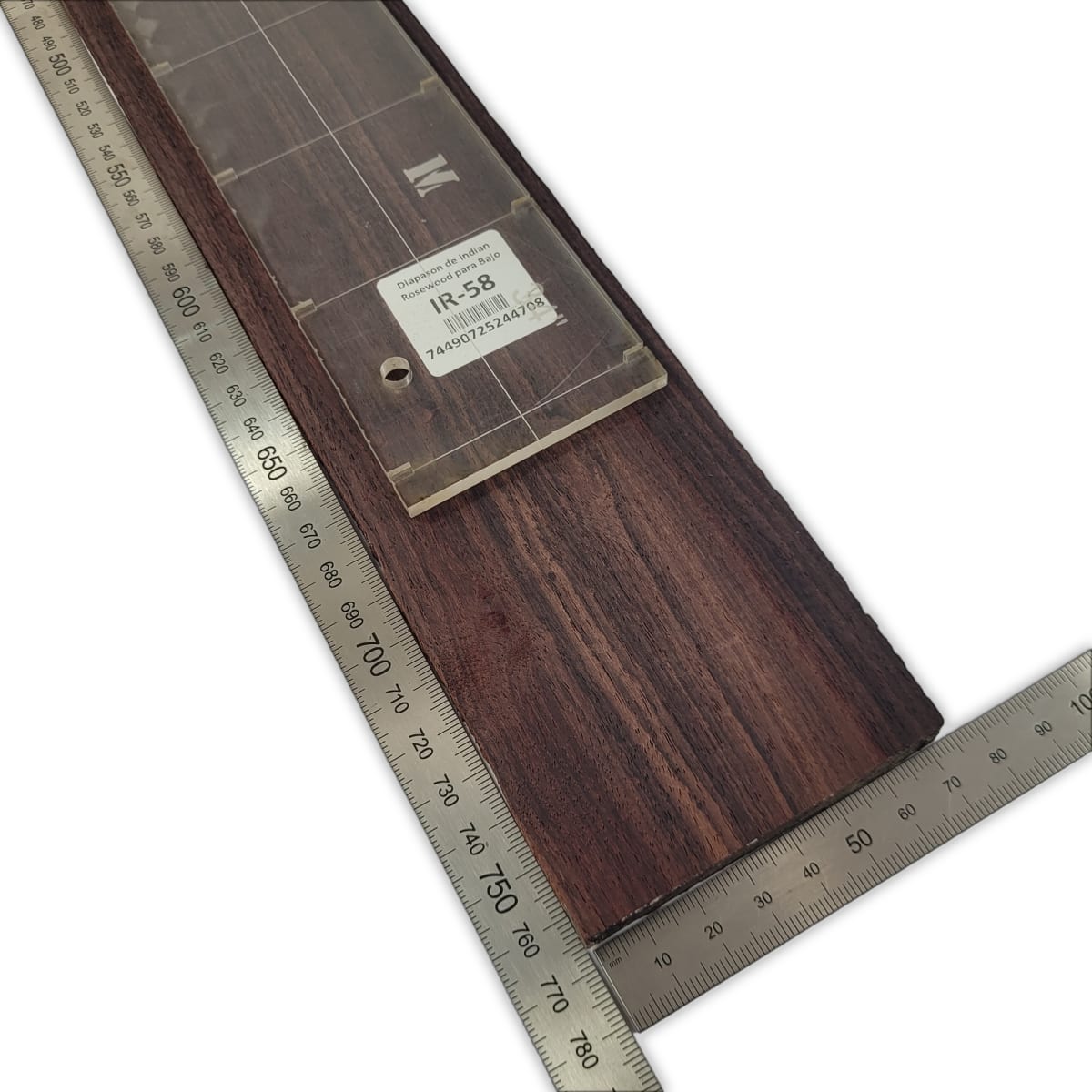 Diapason de Bajo IR-58 de Indian Rosewood Especial (Palosanto de la India) Corte Radial3