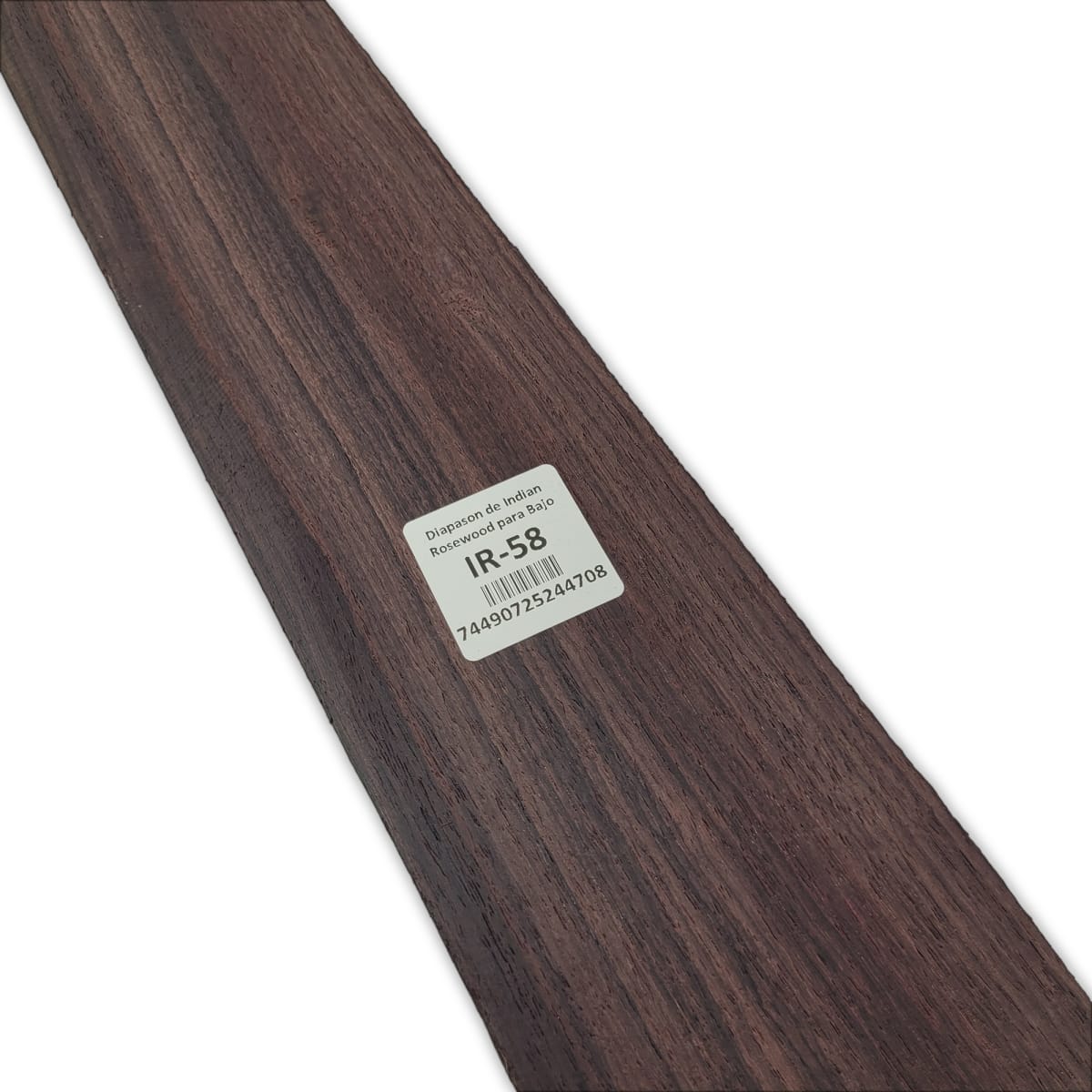 Diapason de Bajo IR-58 de Indian Rosewood Especial (Palosanto de la India) Corte Radial5