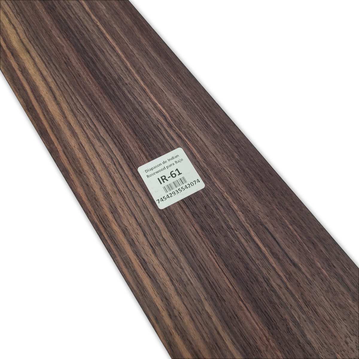 Diapason IR-61 de Indian Rosewood Especial (Palosanto de la India) Corte Radial para Bajo de 5-6 Cuerdas6