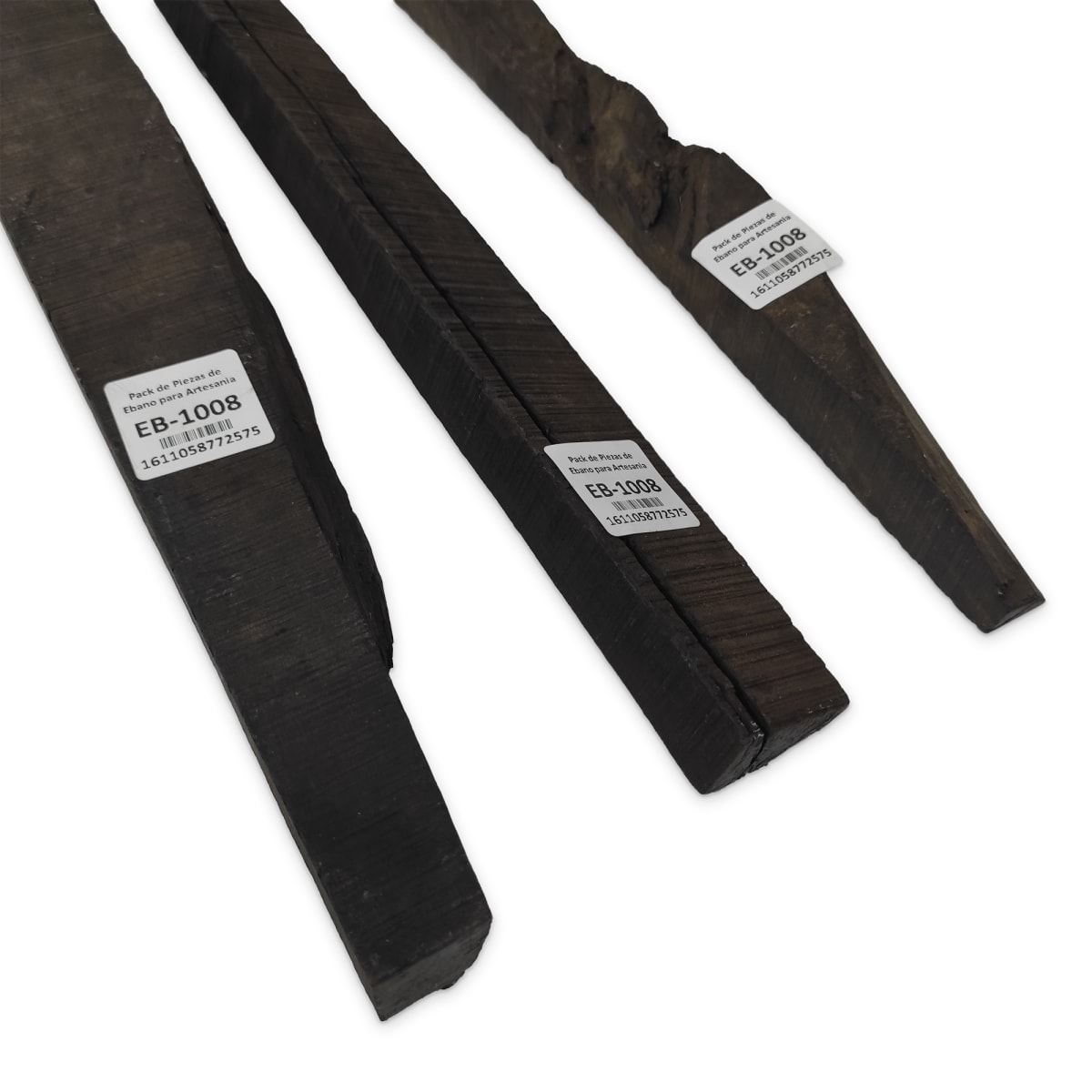 Set de 3 Piezas EB-1008 de Ebano Negro para Artesania6