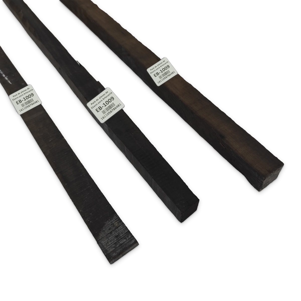 Set de 3 Piezas EB-1009 de Ebano Negro para Artesania6