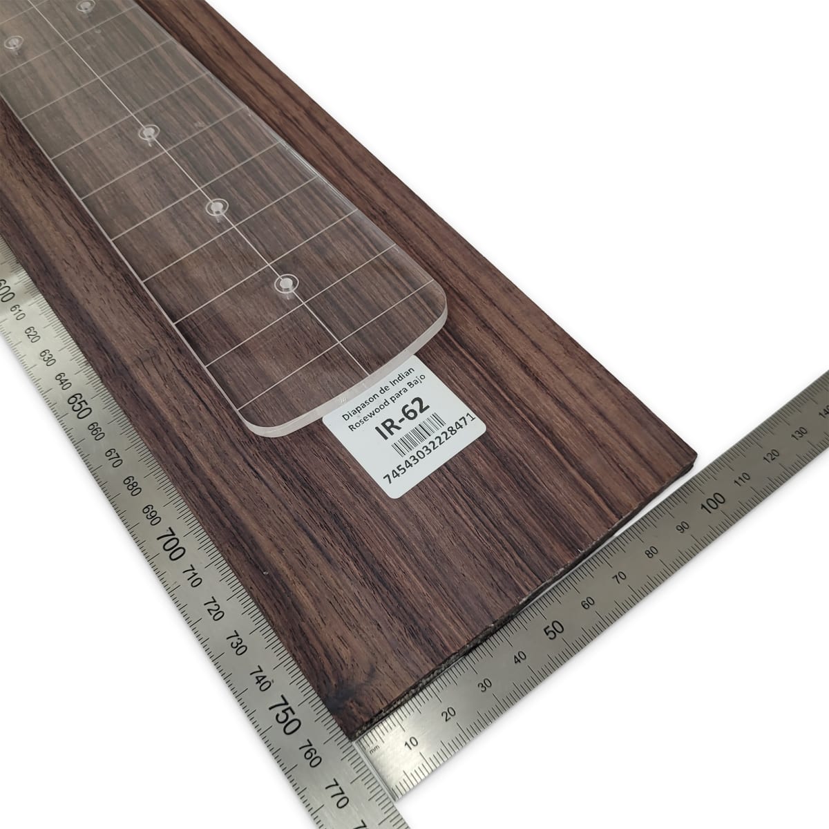 Diapason IR-62 de Indian Rosewood Especial (Palosanto de la India) Corte Radial para Bajo de 5-6 Cuerdas4