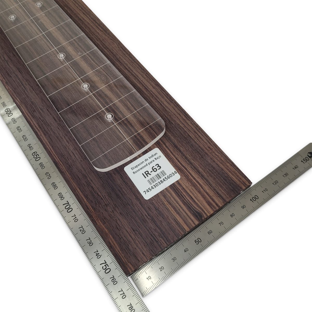 Diapason IR-63 de Indian Rosewood Especial (Palosanto de la India) Corte Radial para Bajo de 5-6 Cuerdas2