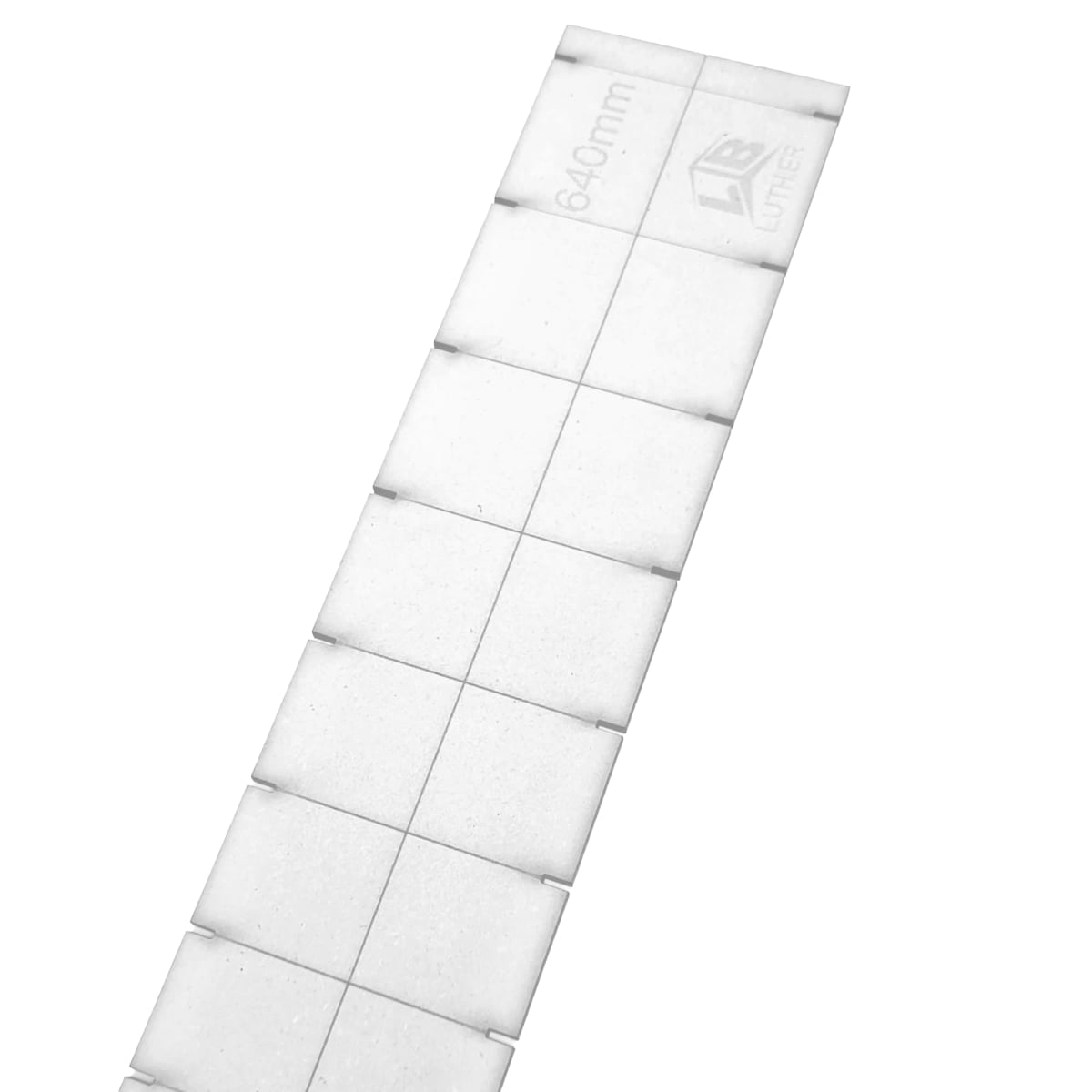 Plantilla en Acrilico para Diapason de Guitarra Clasica. Escala 6401