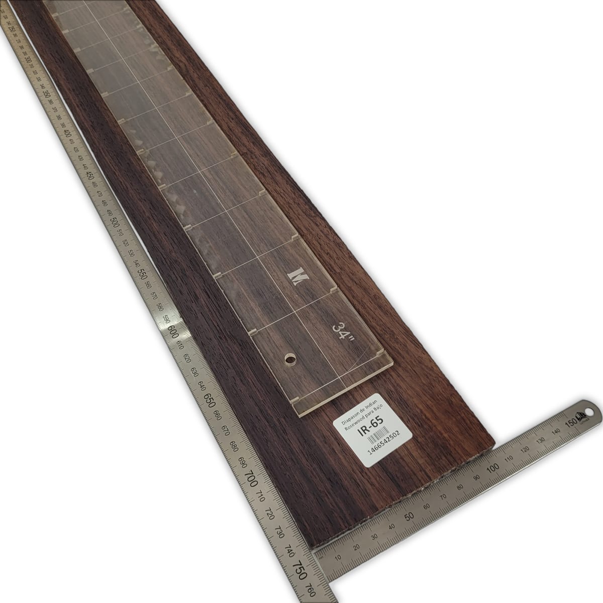 Diapason IR-65 de Indian Rosewood Especial (Palosanto de la India) Corte Radial para Bajo de 5-6 Cuerdas3