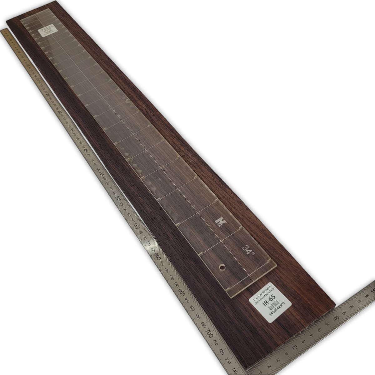 Diapason IR-65 de Indian Rosewood Especial (Palosanto de la India) Corte Radial para Bajo de 5-6 Cuerdas4