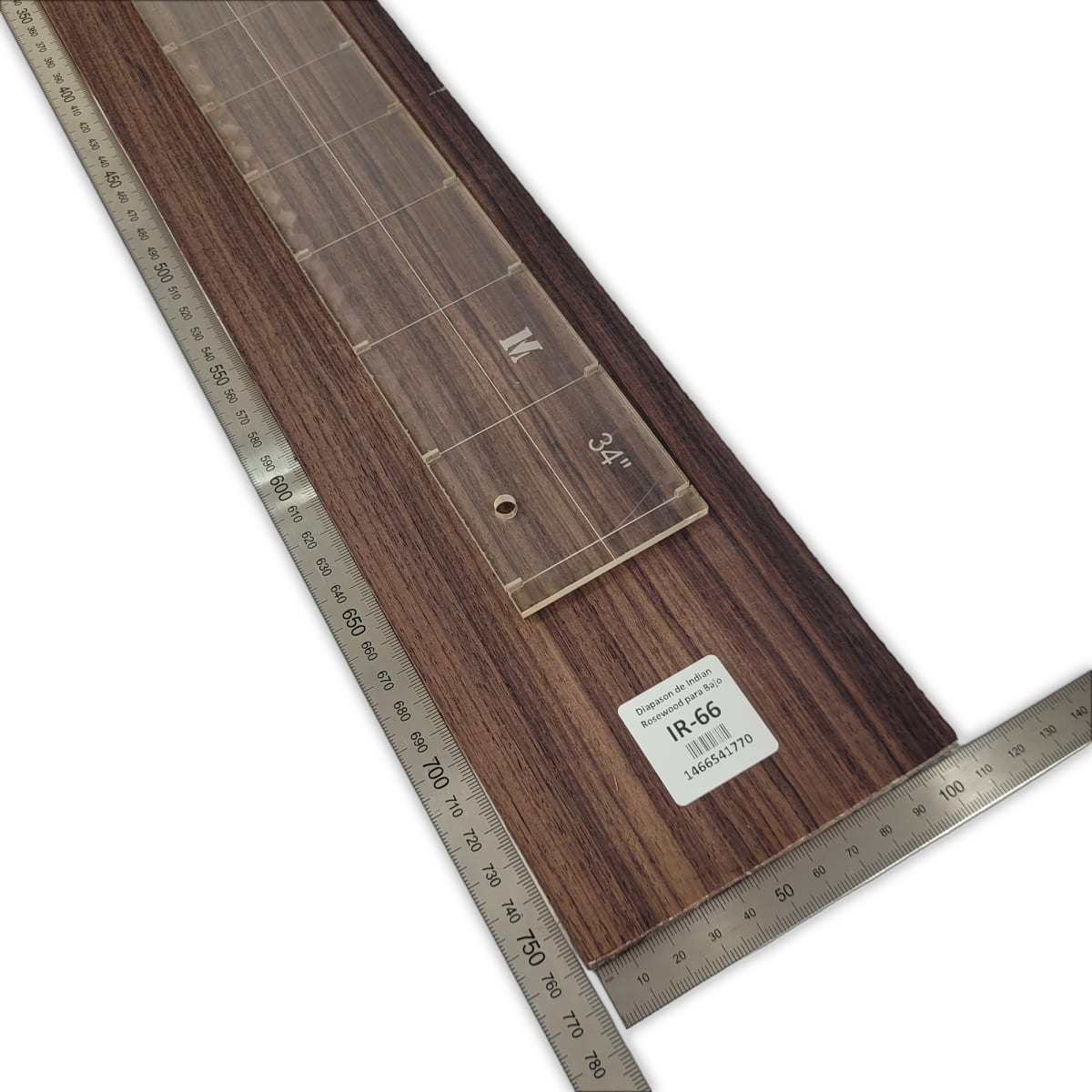 Diapason IR-66 de Indian Rosewood Especial (Palosanto de la India) Corte Radial para Bajo de 5-6 Cuerdas3