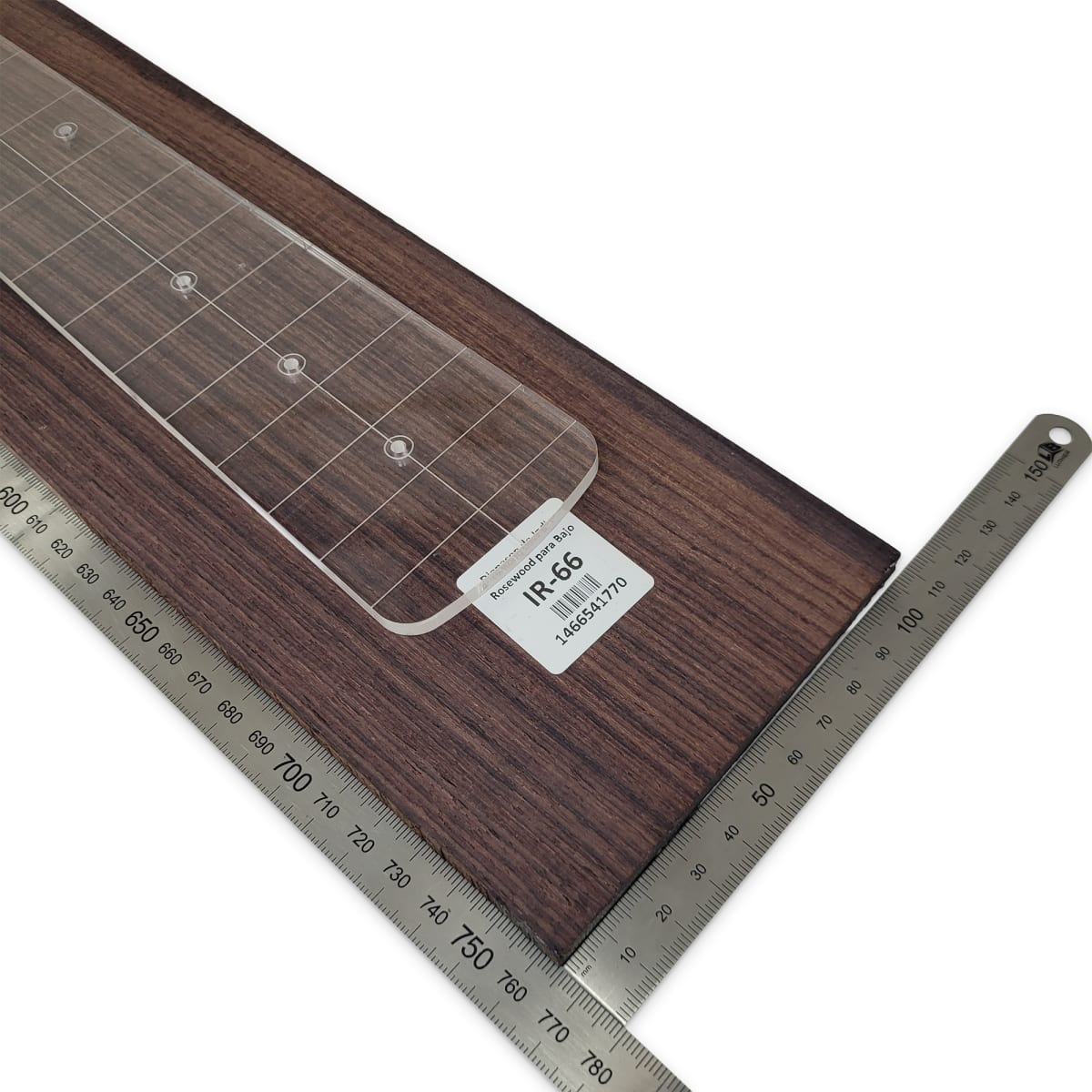 Diapason IR-66 de Indian Rosewood Especial (Palosanto de la India) Corte Radial para Bajo de 5-6 Cuerdas3