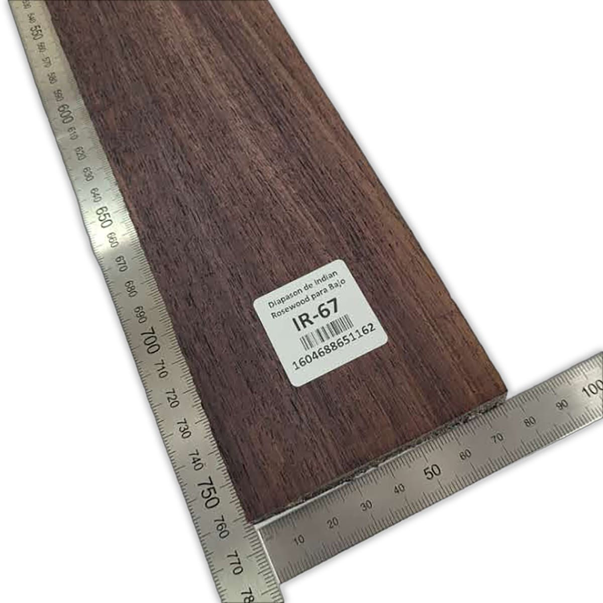 Diapason IR-67 de Indian Rosewood Especial (Palosanto de la India) Corte Radial para Bajo4