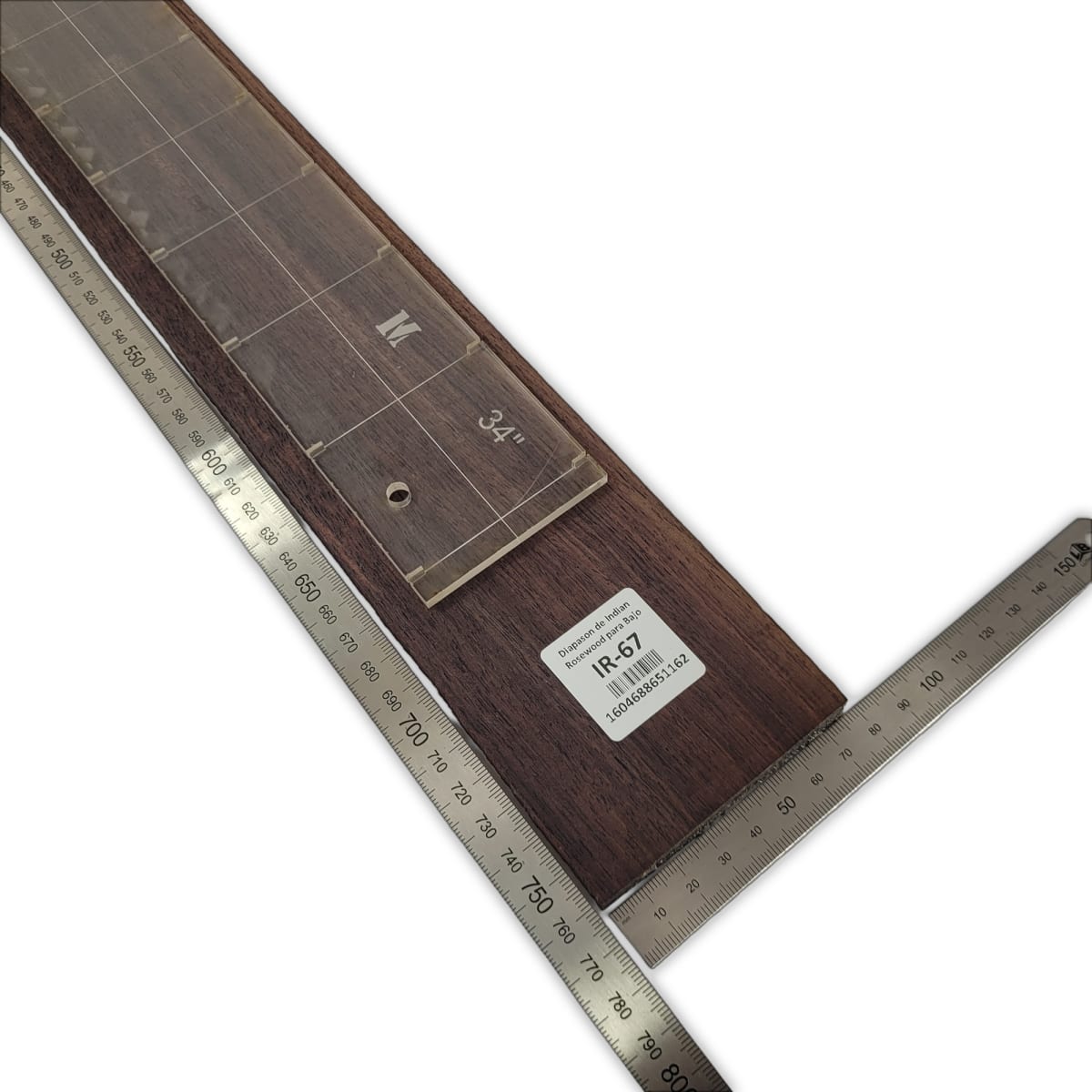 Diapason IR-67 de Indian Rosewood Especial (Palosanto de la India) Corte Radial para Bajo3