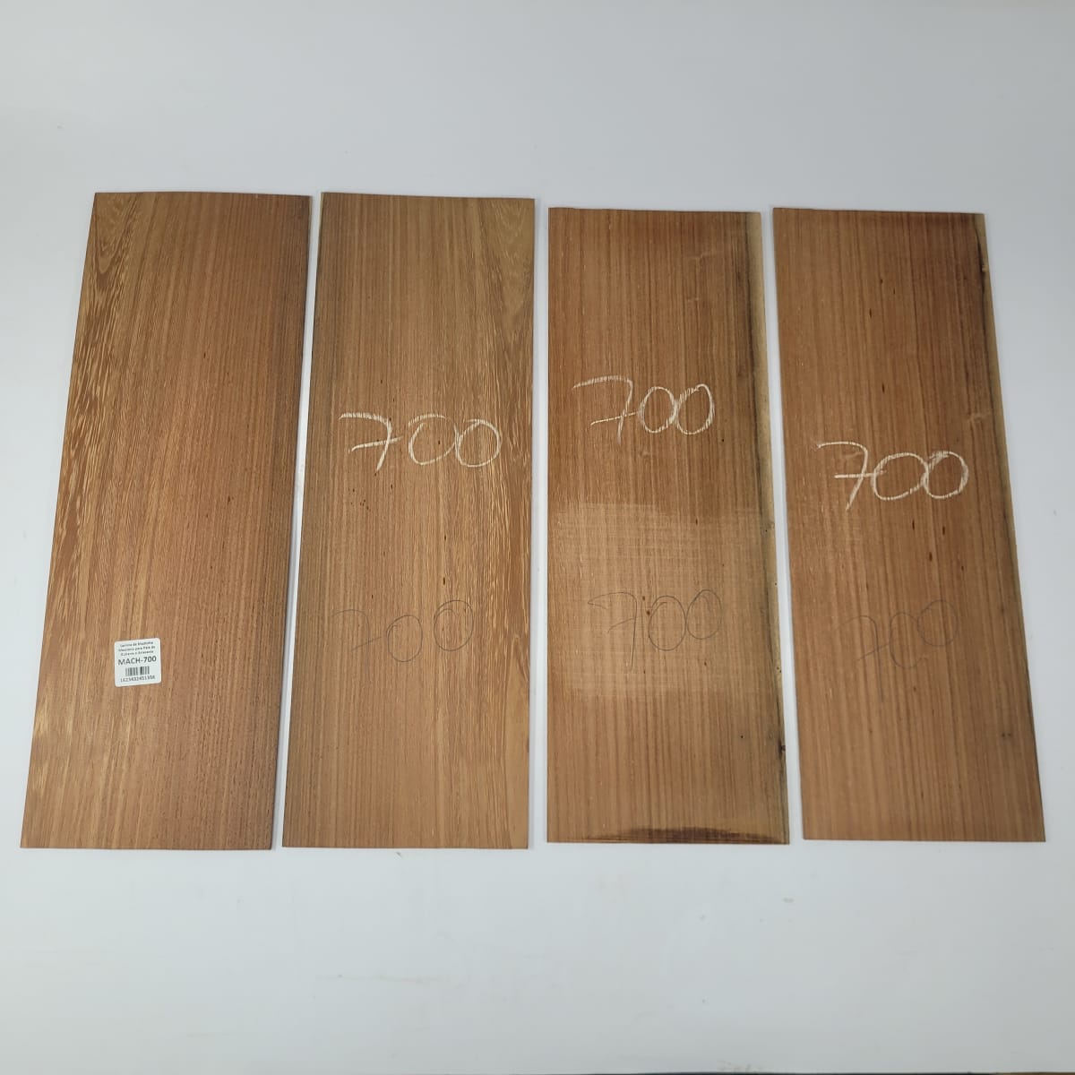 Set de 4 Laminas de Machiche Mexicano MACH-700 para Artesania - Madera con Detalles 0