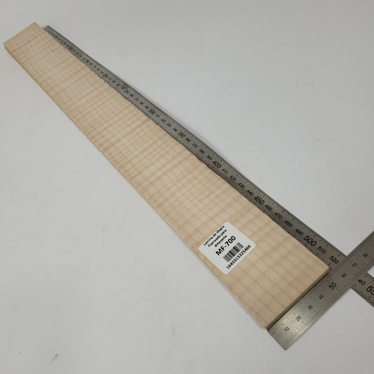 Set de 2 Laminas de Maple Flameado MF-700 para pala de Guitarra o Artesania2