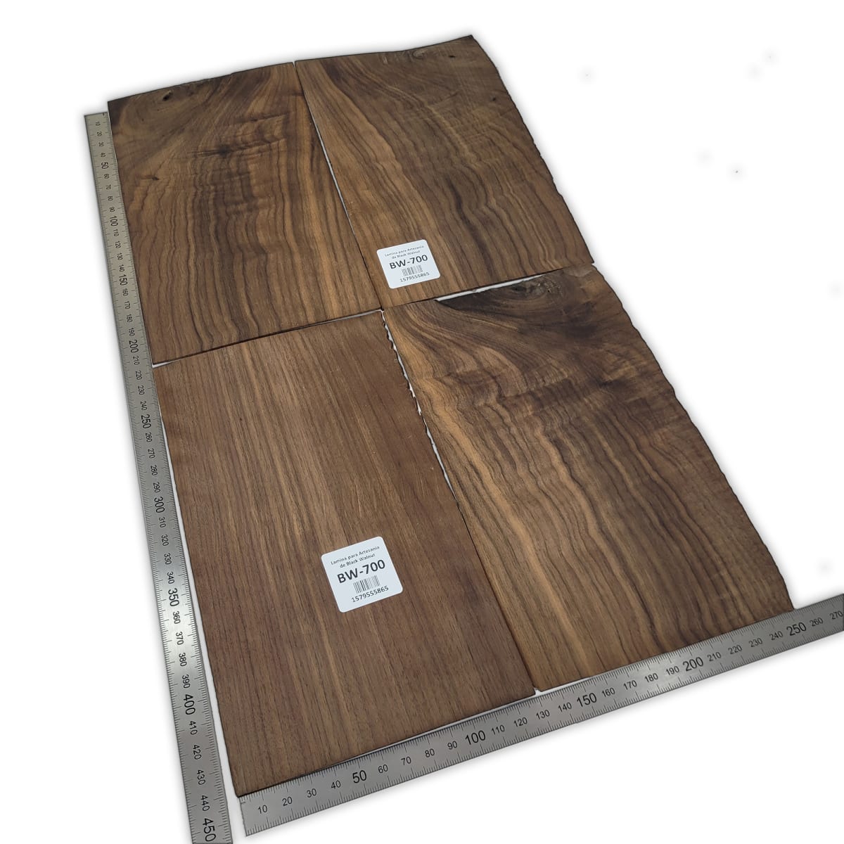 Set de 4 Laminas BW-700 de Black Walnut para Pala de Guitarra y Artesania3