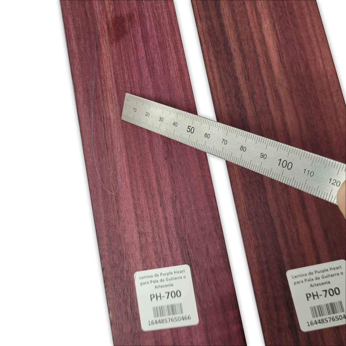 Set de 2 Laminas PH-700 de Purple Heart Especial con Detalles para Pala de Guitarra o Artesania4