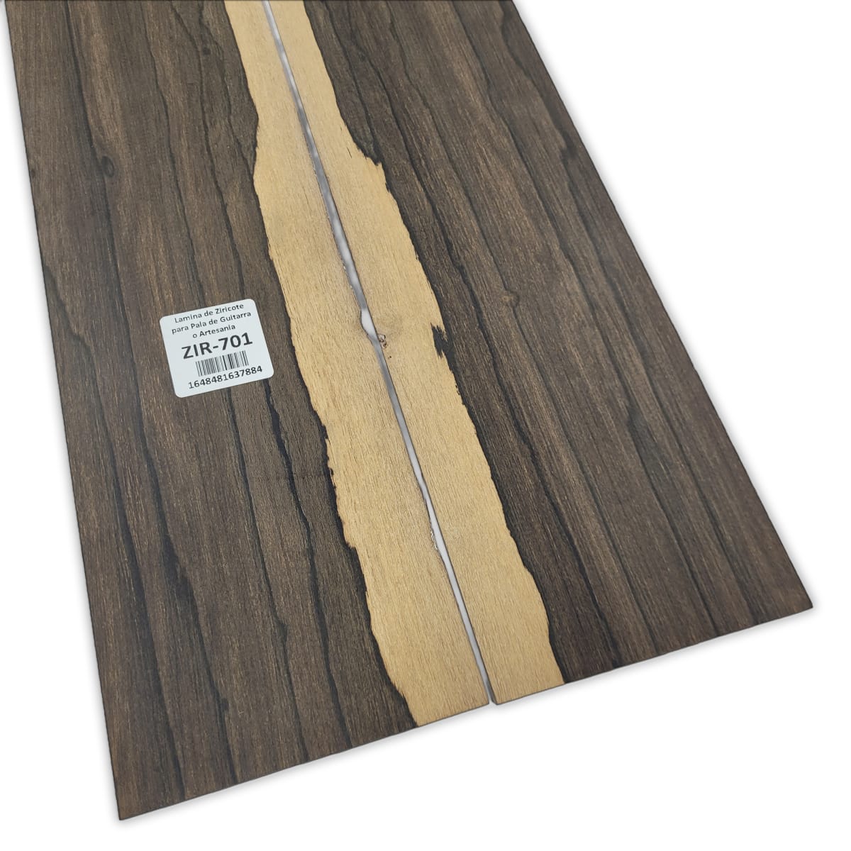 2 Laminas Unica ZIR-701 de Ziricote Mexicano para Pala de Guitarra o Artesania5