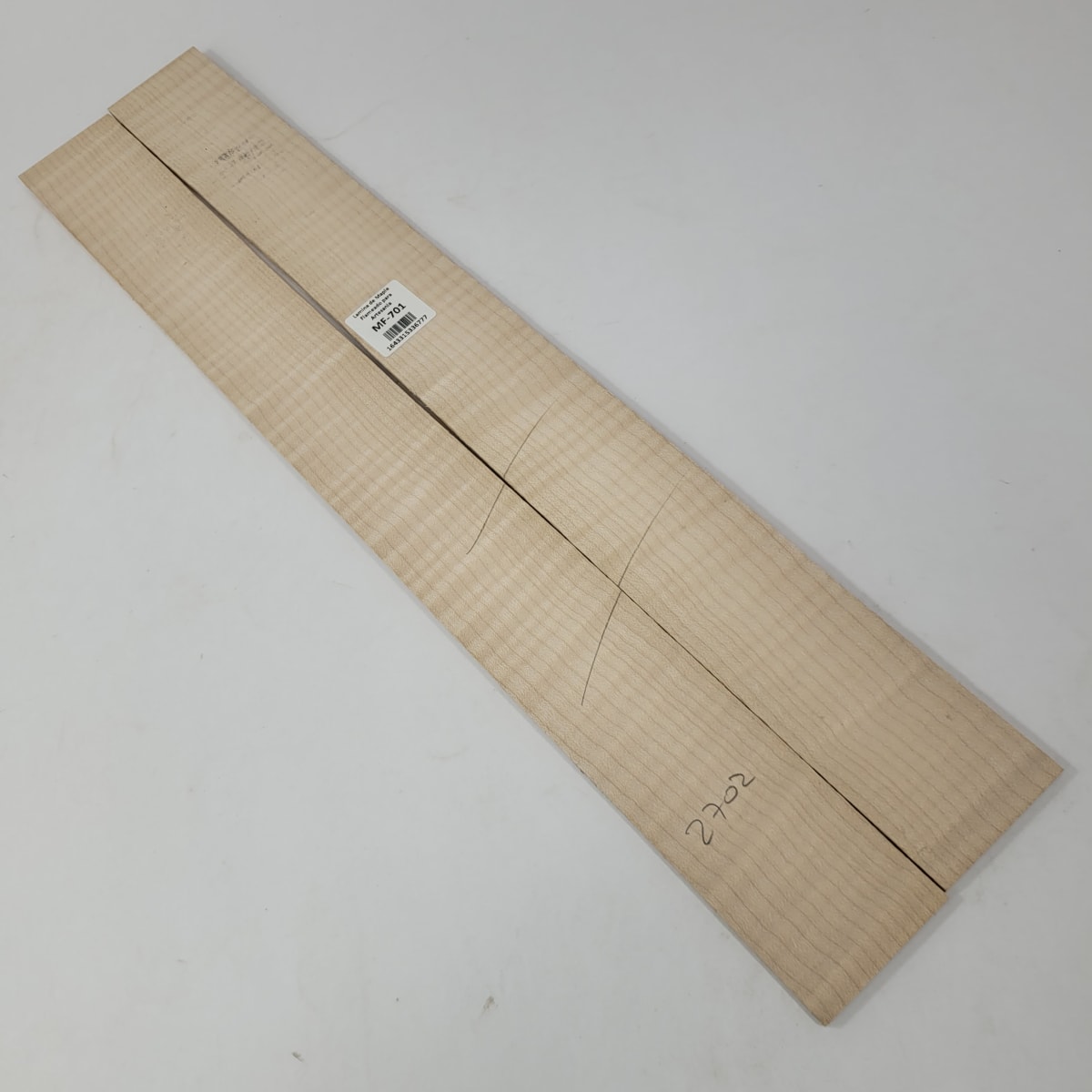 Set de 2 Laminas de Maple Flameado MF-701 para pala de Guitarra o Artesania4