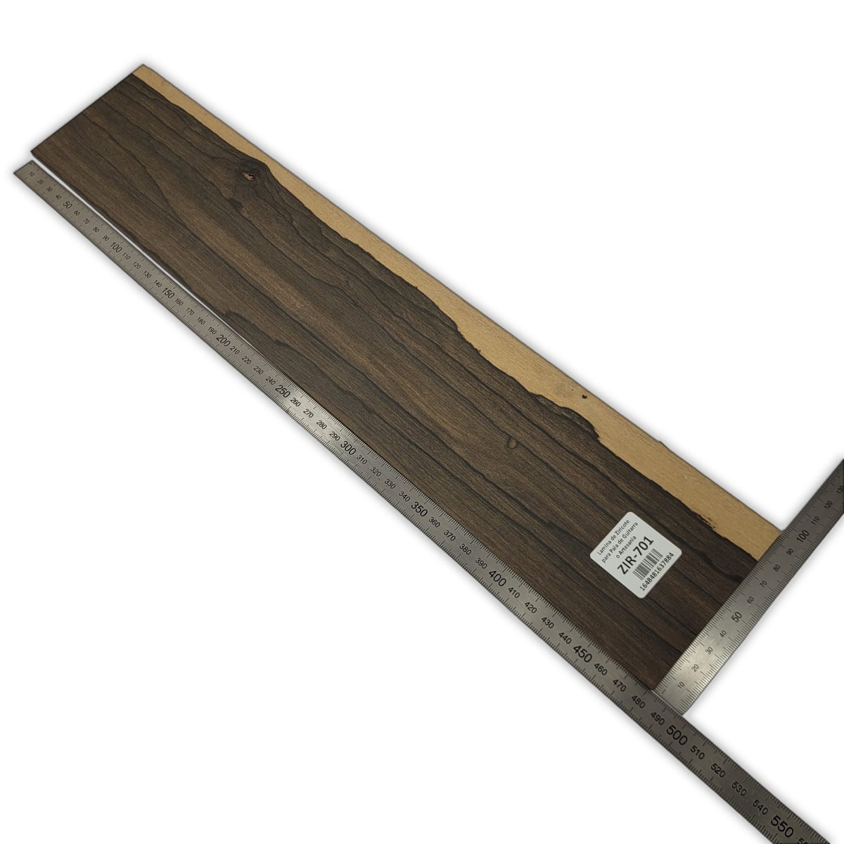 2 Laminas Unica ZIR-701 de Ziricote Mexicano para Pala de Guitarra o Artesania2