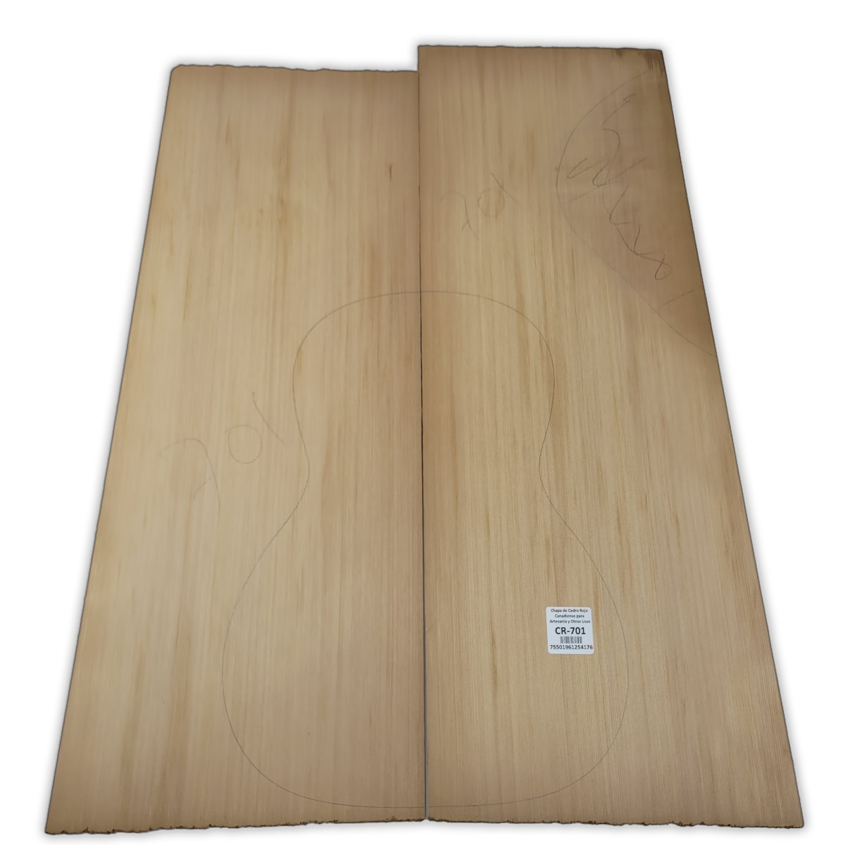 Chapa CR-701 de Cedro Rojo Canadiense para Artesania y Otros Usos 0