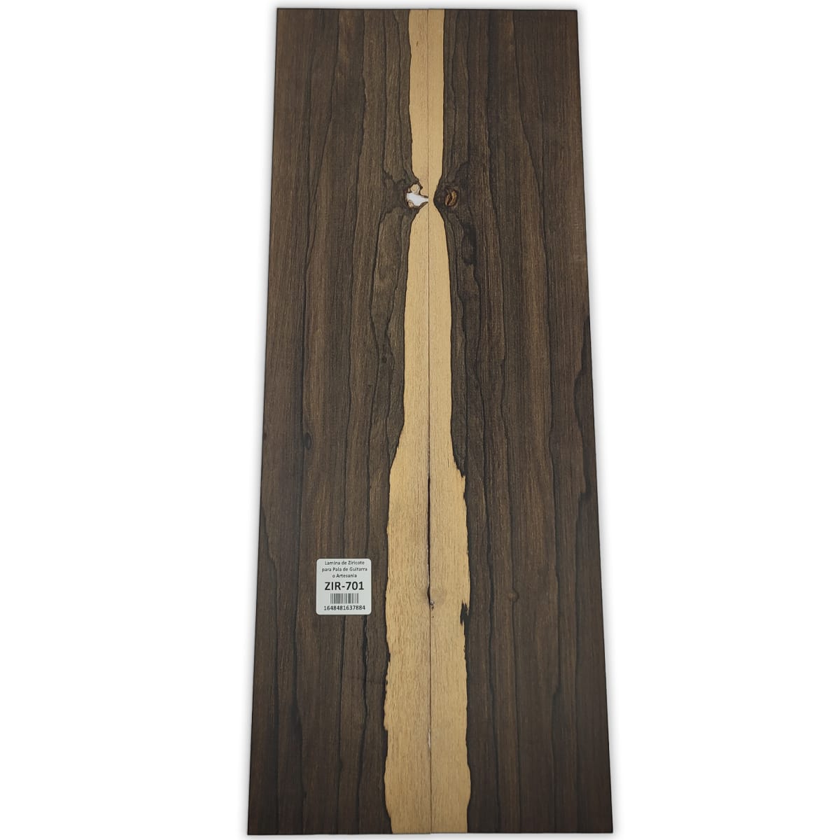 2 Laminas Unica ZIR-701 de Ziricote Mexicano para Pala de Guitarra o Artesania7