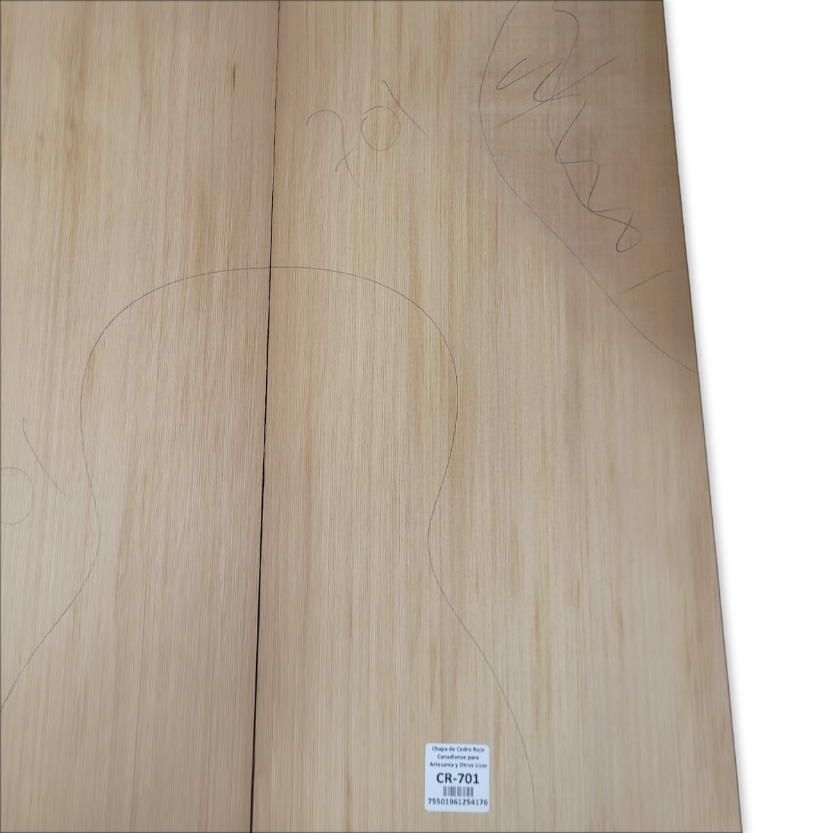 Chapa CR-701 de Cedro Rojo Canadiense para Artesania y Otros Usos5