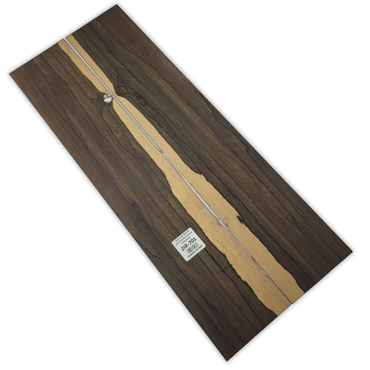 2 Laminas Unica ZIR-701 de Ziricote Mexicano para Pala de Guitarra o Artesania6