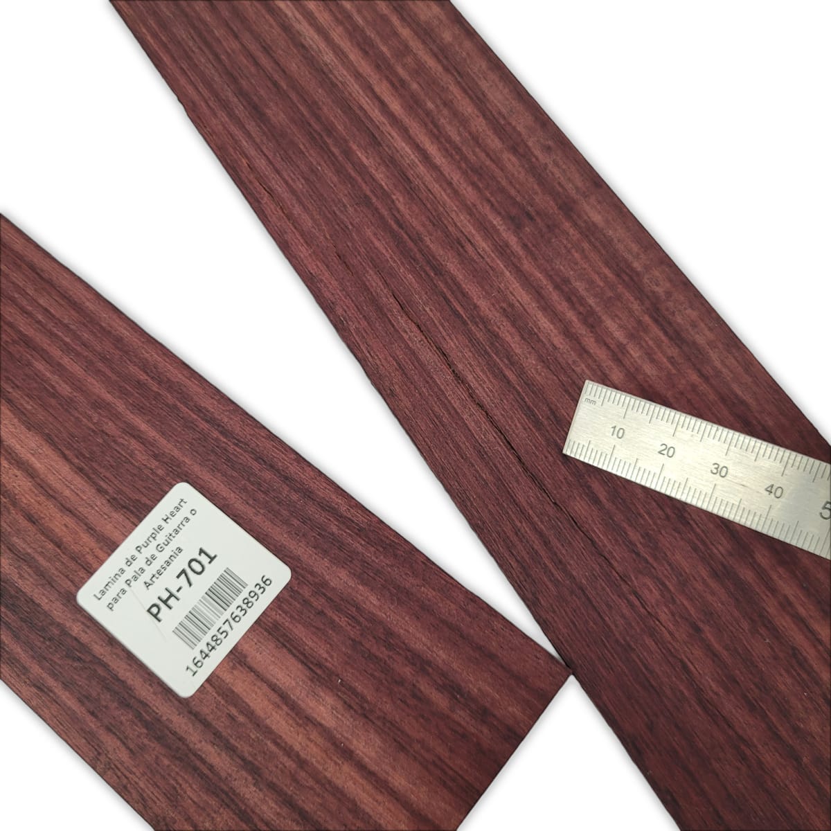 Set de 2 Laminas PH-701 de Purple Heart Especial con Detalles para Pala de Guitarra o Artesania5