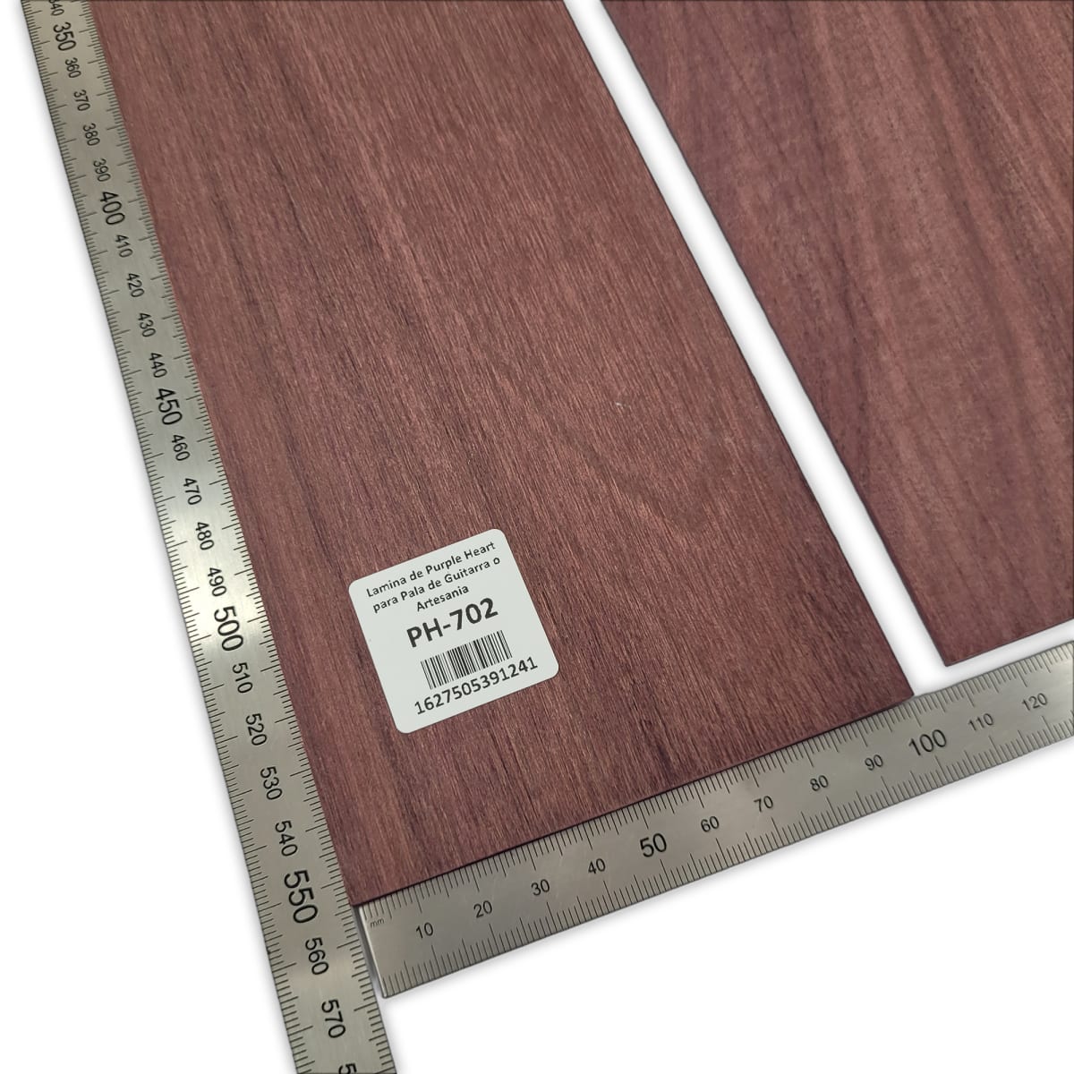 Set de 2 Laminas PH-702 de Purple Heart Economico para Pala de Guitarra y Artesania3