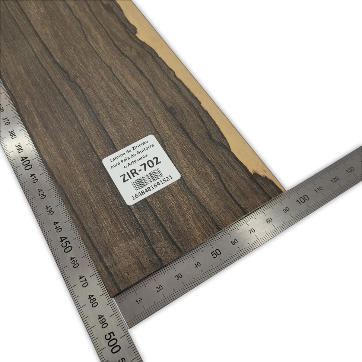 2 Laminas Unica ZIR-702 de Ziricote Mexicano para Pala de Guitarra o Artesania2